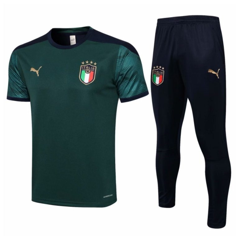 2021/22 Italy Green Training Kits Shirt and Pants